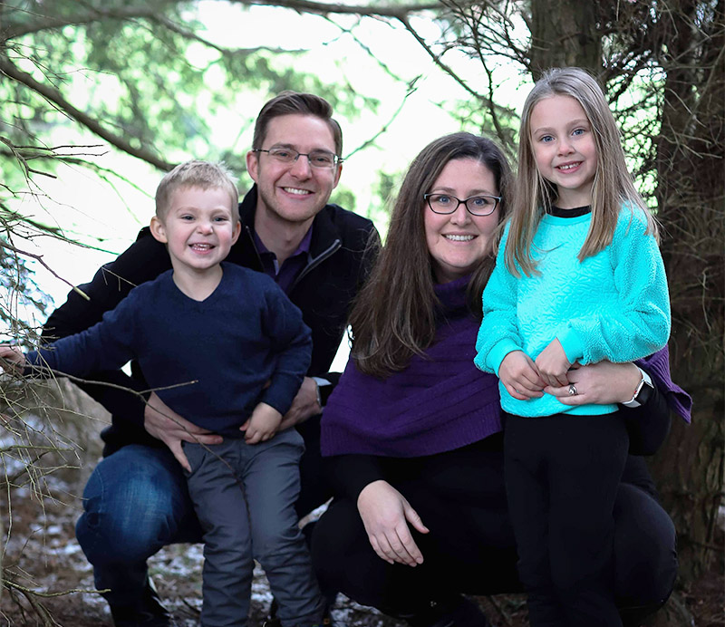 Dr. Coe and his Family